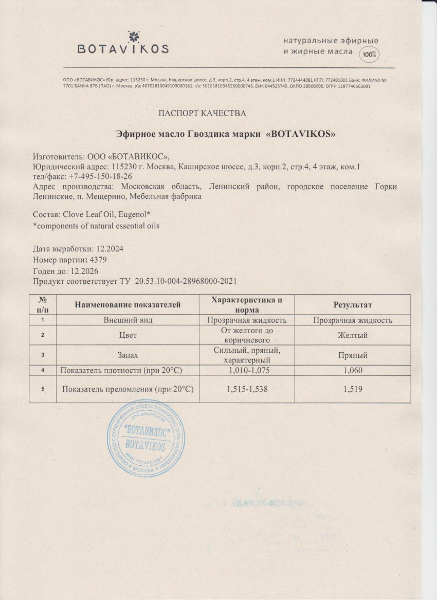 Паспорт №122024